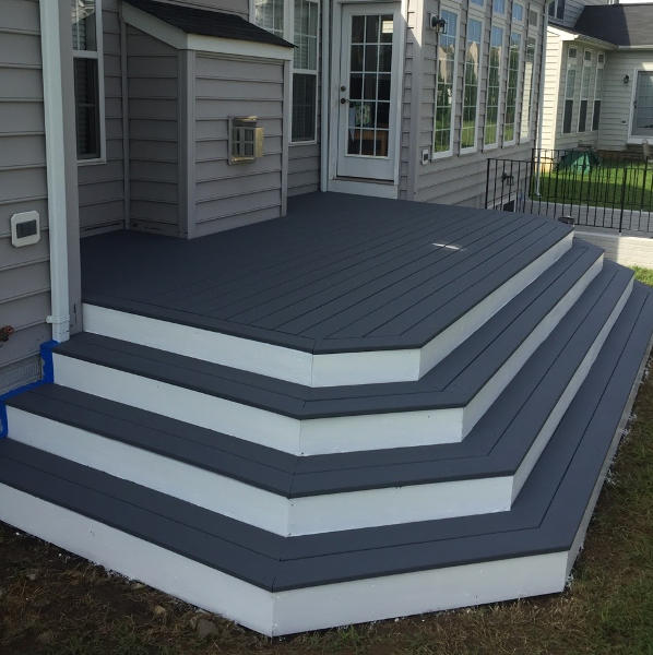 deck after painting